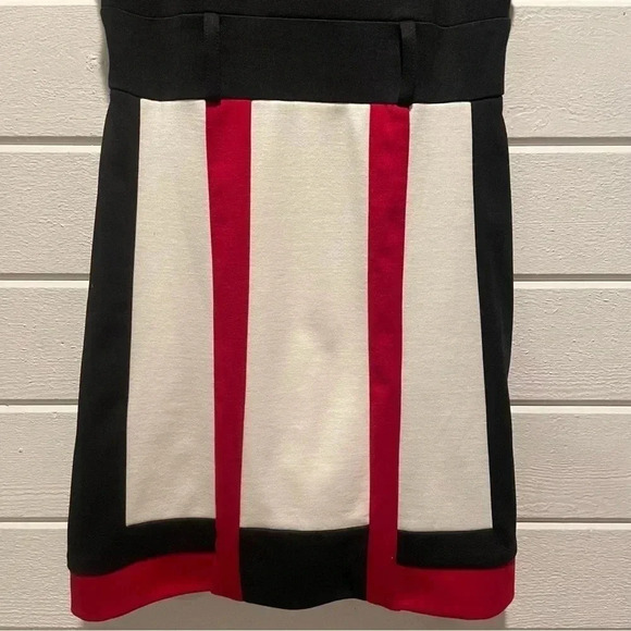 Sandra Darren Color-block A-Line Knee Length Dress Size 4P - Picture 3 of 10